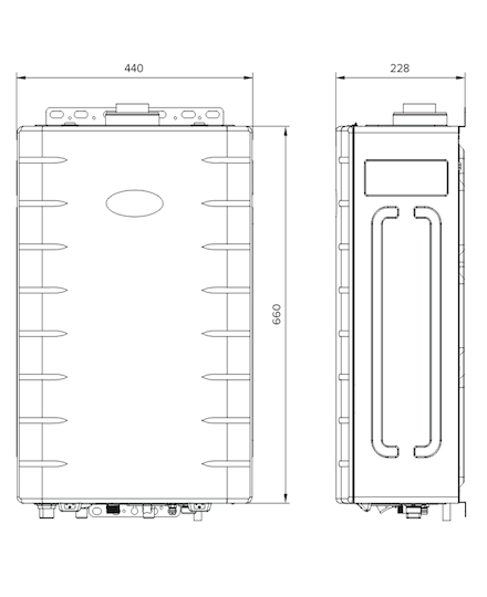 Настенный газовый котел Kiturami World Alpha WA15 (С-S) медь