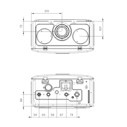 Настенный газовый котел Kiturami World Alpha WA15 (С-S) медь