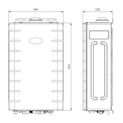 АКЦИЯ: Настенный газовый котел Kiturami World Alpha WA15 (С-S) медь + Стабилизатор напряжения Ресанта