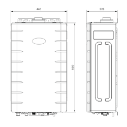 АКЦИЯ: Настенный газовый котел Kiturami World Alpha WA18 (С-S) медь + Стабилизатор напряжения Ресанта