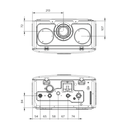 Настенный газовый котел Kiturami World Alpha WA18 (медь) на сжиженном газе