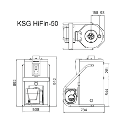 Напольный газовый котел Kiturami KSG 50R HiFin