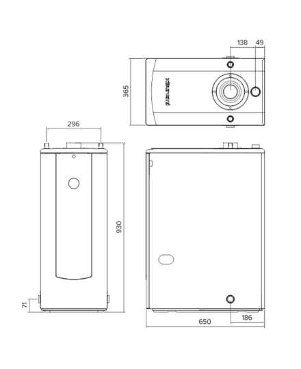 Дизельный напольный котел Kiturami Turbo 21 HI FIN