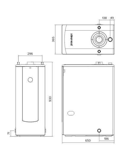 Дизельный напольный котел Kiturami Turbo 25 HI FIN