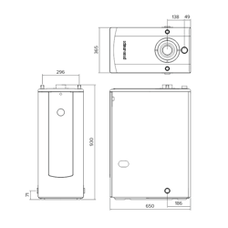 Дизельный напольный котел Kiturami Turbo 25 HI FIN
