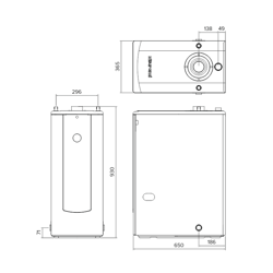 Дизельный напольный котел Kiturami Turbo 30 HI FIN