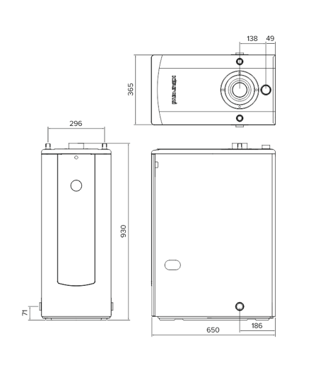 Дизельный напольный котел Kiturami Turbo 30 HI FIN