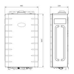 Настенный газовый котел Kiturami World Alpha WA15 (медь) на сжиженном газе